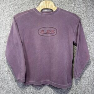Y2K Unionbay Sweatshirt Mens Large Purple Fleece Pullover UB Logo Crewneck USA